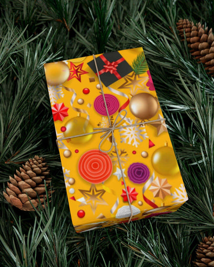 Exquisite 3D Luxury Christmas Gift Wrap Collection: Matte & Satin Options