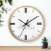 Christmas Holiday Wall Clock - Elegant Timepiece for Luxurious Spaces