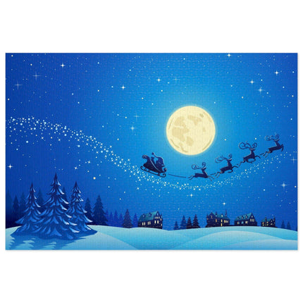 Customizable Family Jigsaw Puzzle Set in Stylish Metal Tin - Made in the USA for Quality Time