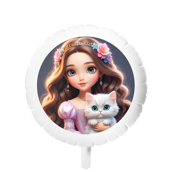 Luxurious Little Princess Floato Mylar Helium Balloon - Reusable, Waterproof, and Ideal for Special Occasions