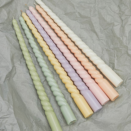 Handmade Soy Wax Aromatherapy Candle in Milk Colors — Gift for Birthday Parties