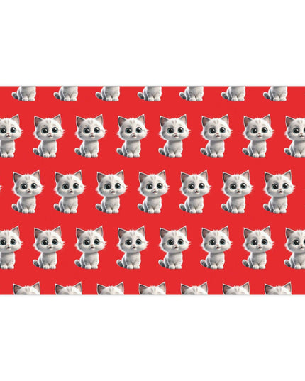 Customized Cat-Inspired Eco-Conscious Gift Wrapping Paper Set in Three Sizes