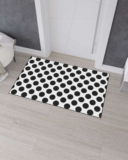 Personalized Polka Dot Area Rug: A Stylish Home Accessory