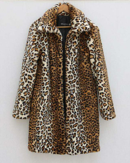 Men's Urban Leopard Print Faux Fur Jacket - Essential Fashion Statement for Street Style