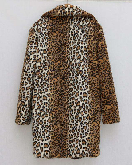 Men's Urban Leopard Print Faux Fur Jacket - Essential Fashion Statement for Street Style
