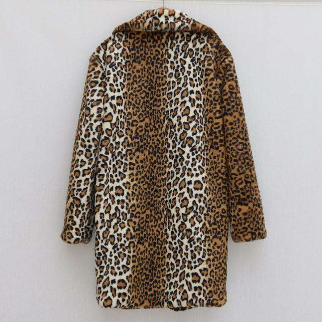 Men's Urban Leopard Print Faux Fur Jacket - Essential Fashion Statement for Street Style