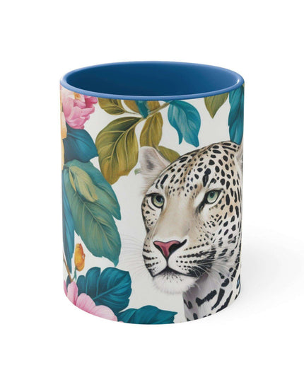 Chic Kireiina Two-Tone Ceramic Coffee Cup - Eye-Catching 11oz Mug