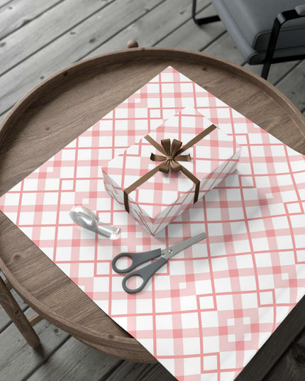 Elegant Pink Holiday Gift Wrap Set: Premium USA-Made Wrapping Paper for Stylish Presentations
