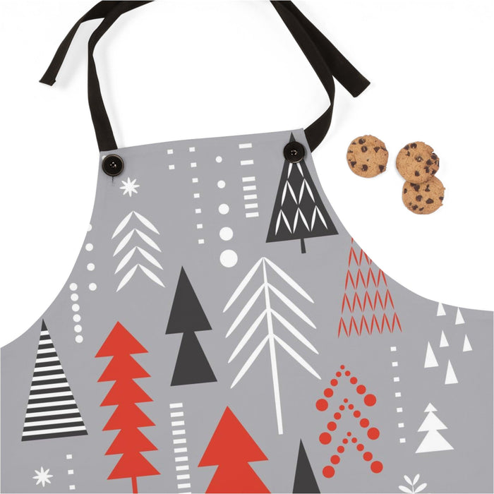 Elite Christmas Chef's Poly Twill Apron - Stylish and Durable Cooking Accessory