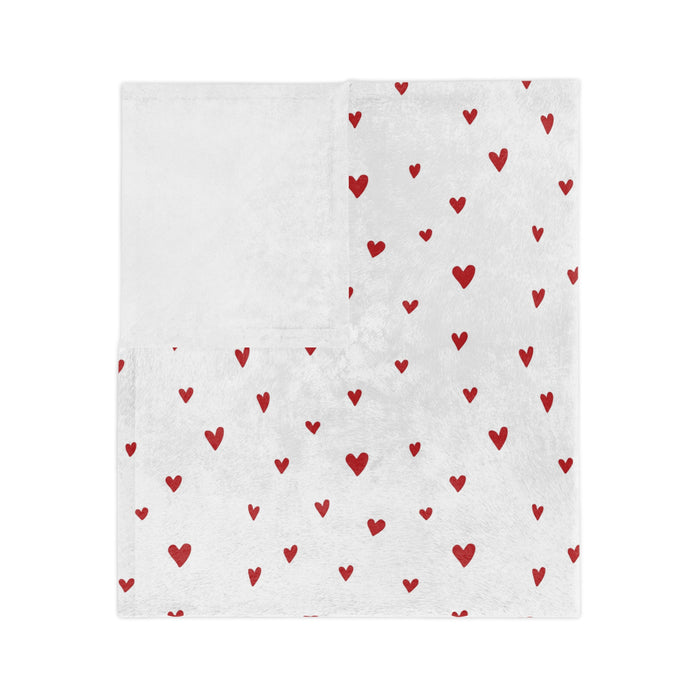 Maison d'Elite Valentine Premium Velveteen Minky Winter Christmas Blanket