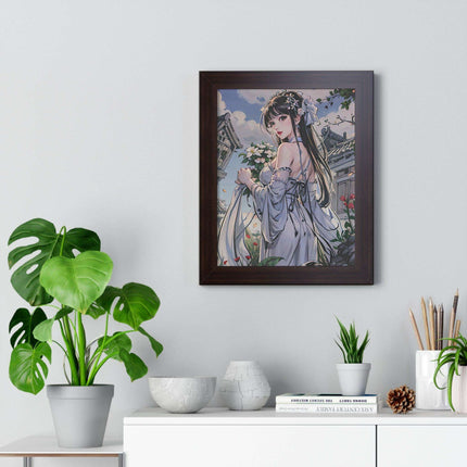 Sustainable Anime Girl Framed Wall Art: Enhance Your Space with Eco-Conscious Design