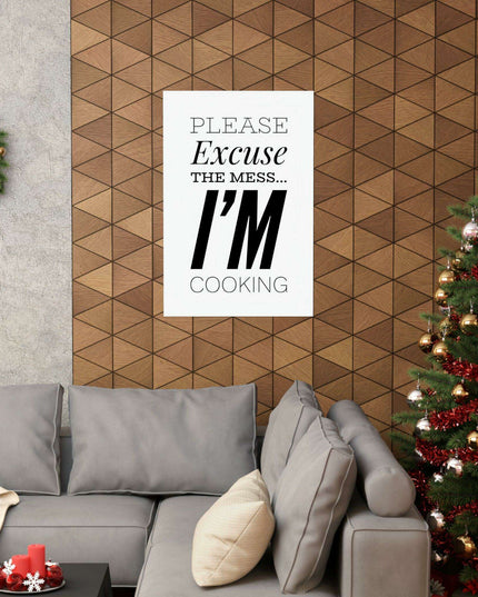 Chic Culinary Wall Art: Elegant Matte Vertical Posters for Your Kitchen Decor