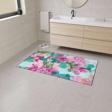 Elegant Floral Non-Slip Area Rug for Modern Home Elegance