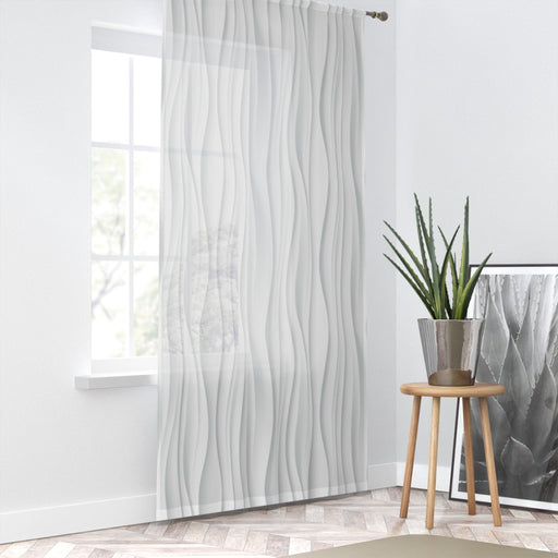 Elite 3D Waves Customizable Window Curtain