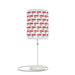 Customizable Valentine’s Luxe Steel Table Lamp with Exquisite Shade