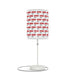 Maison d'Elite Valentine Love Text Steel Base Table Lamp with Customizable High-Res Printed Shade