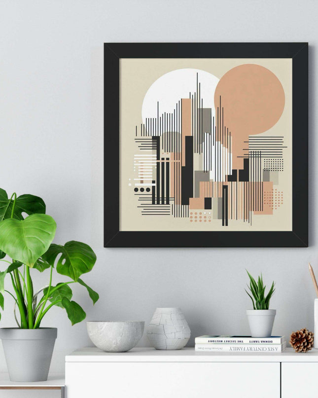 Sustainable Elegance: Framed Vertical Art Prints by Maison d'Elite