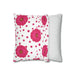 Pink Daisy Floral Decorative Pillowcase