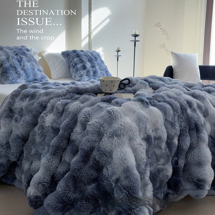 Peekaboo Studio Thickened Velvet Rabbit Bubble Carpet Blanket Quilt