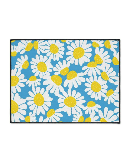 Personalized Chic Daisy Non-Slip Floor Mat for Stylish Home Interiors