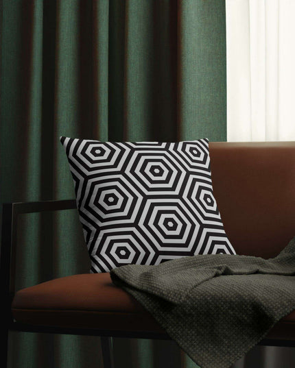 Stylish Waterproof Geometric Floral Throw Pillows for Indoor and Outdoor Decor