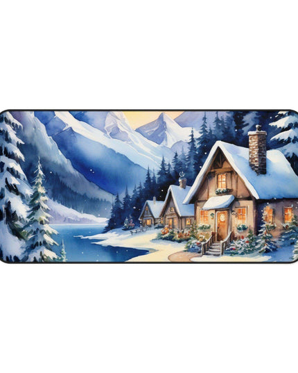 Customizable Festive Neoprene Desk Mat for a Chic Office Makeover