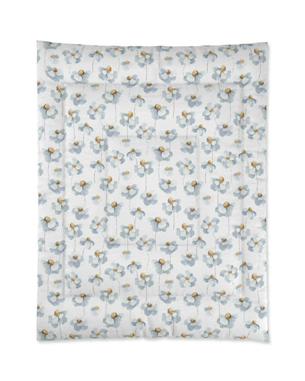 Floral Serenity Cozy Throw - Luxury Snuggle Blanket