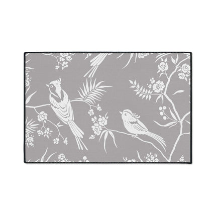 Chic Customizable Nordic Birds Floor Mat for Contemporary Home Styling
