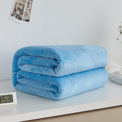 Peekaboo Studio Flannel Coral Blanket - Soft, Cozy, and Warm