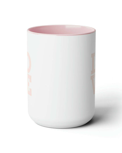 Opulent Enigma LOVE Ceramic Coffee Mugs Set - Luxurious 15oz Cups for Coffee Aficionados