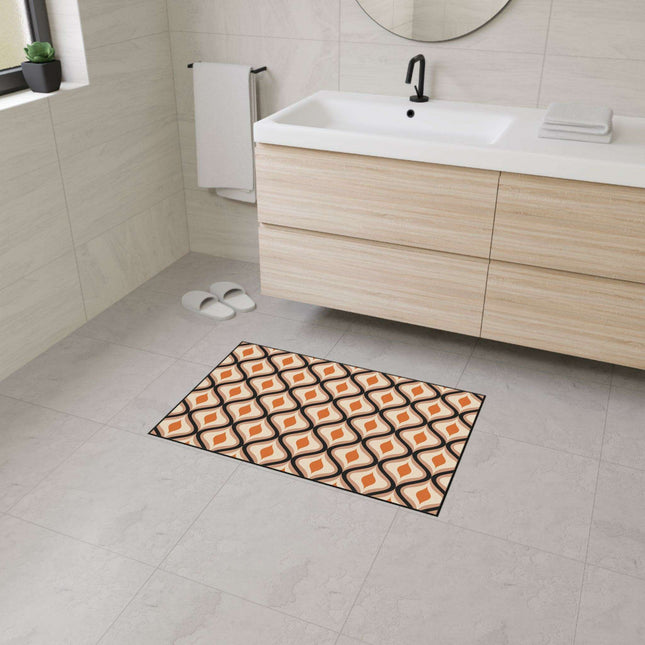 Luxurious Vintage Decorative Floor Mat with Enhanced Grip Technology