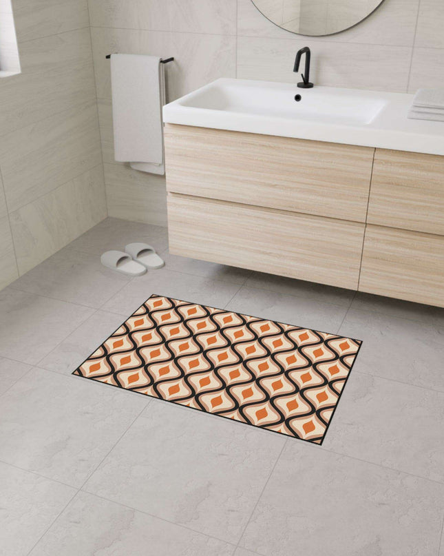 Luxurious Vintage Decorative Floor Mat with Enhanced Grip Technology