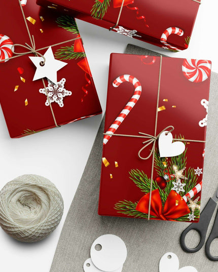 Elegant 3D Holiday Gift Wrapping Paper Set - Artfully Made in the USA