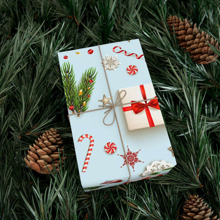Personalized Elegant Holiday Gift Wrap - Custom Matte & Satin Options