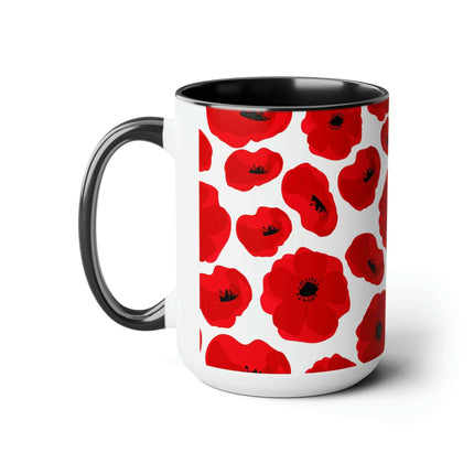 Sophisticated Dual-Color Ceramic Coffee Cups - Maison d'Elite Enigma Series