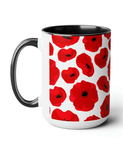 Sophisticated Dual-Color Ceramic Coffee Cups - Maison d'Elite Enigma Series