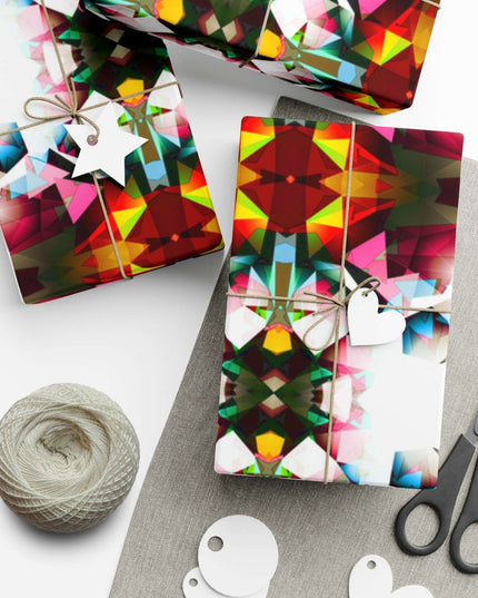 Elegant Eco-Friendly 3D Holiday Gift Wrap Set: Premium USA-Made Wrapping Paper