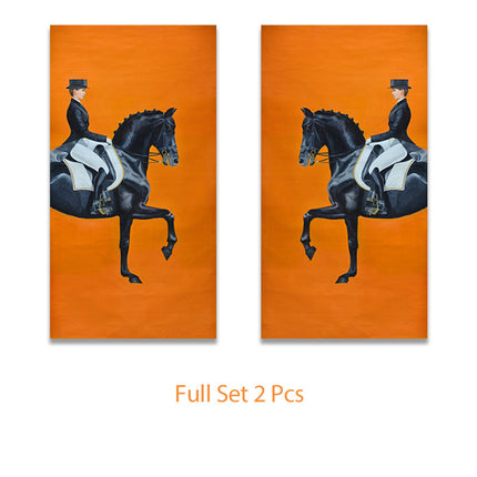 Art Deco canvas painting
