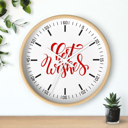 Opulent Holiday Chic Wall Clock - An Exquisite Timekeeper for Elegant Interiors