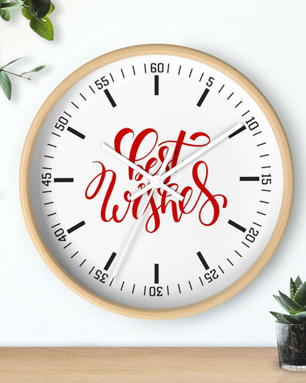 Opulent Holiday Chic Wall Clock - An Exquisite Timekeeper for Elegant Interiors