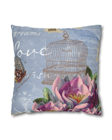 Elegant Shabby Chic Throw Pillow Cover - Enhance Your Home Decor