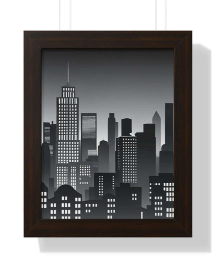 Eco-Chic Luxe Vertical Art Print with Sustainable MDF Frame