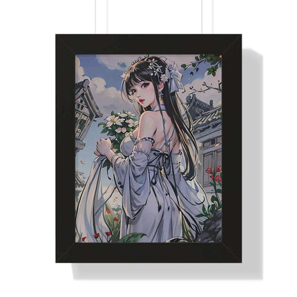 Sustainable Anime Girl Framed Wall Art: Enhance Your Space with Eco-Conscious Design