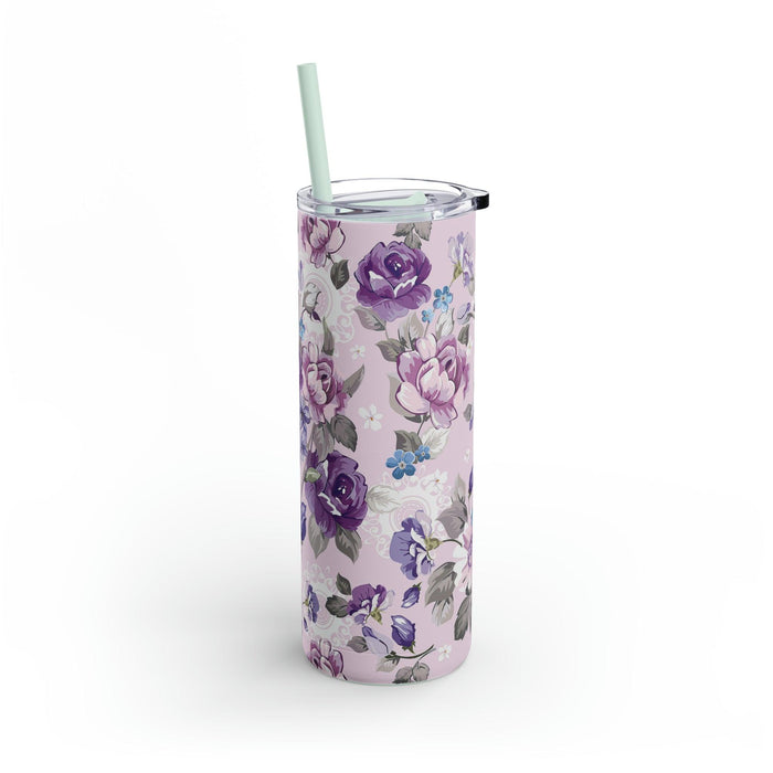 20oz Elegant Matte Stainless Steel Skinny Tumbler by Maars Maker - Sip in Luxury