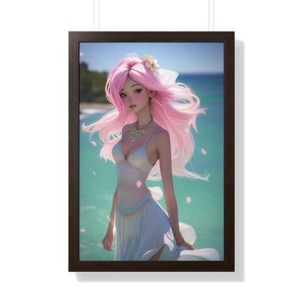 Eco-Conscious Mermaid Art Set with Sustainable Framing