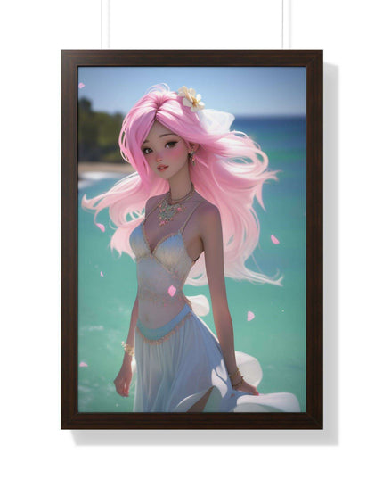 Eco-Conscious Mermaid Art Set with Sustainable Framing