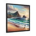 Ethereal Love - Enchanting Valentine’s Day Canvas Art with Stylish Black Frame