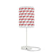 Customizable Valentine’s Luxe Steel Table Lamp with Exquisite Shade