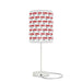 Maison d'Elite Valentine Love Text Steel Base Table Lamp with Customizable High-Res Printed Shade