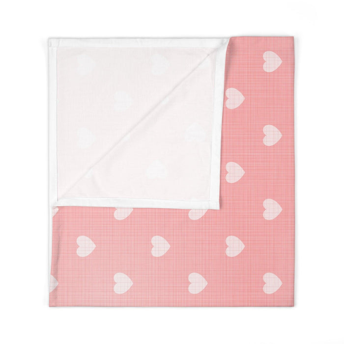 Baby Valentine Luxury Comfort: Très Bébé Silk-Lined Baby Swaddle Blanket